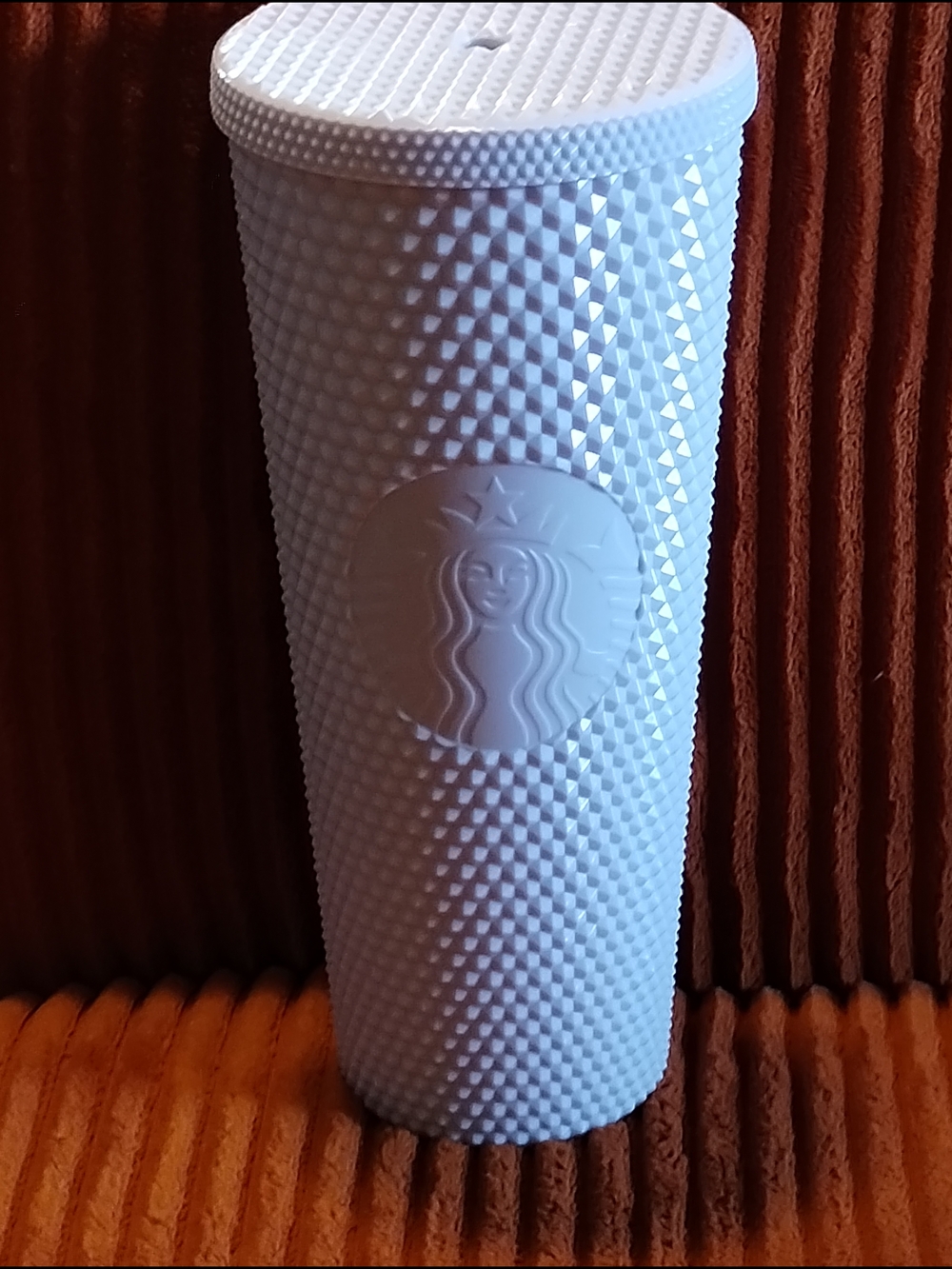 Starbucks White Textured Studded Tumbler